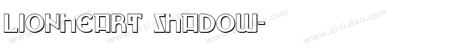 Lionheart Shadow字体转换